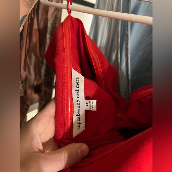 Red Jumpsuit - Cupcakes and Cashmere - Picture 5 of 6